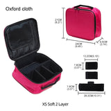 New Upgrade Large Capacity Cosmetic Bag Hot-selling Professinal Women Travel Makeup Case