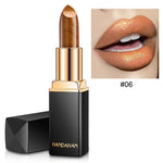 Brand Professional Lips Makeup Waterproof Shimmer Long Lasting Pigment Nude Pink Mermaid Shimmer Lipstick Luxury Makeup Cosmetic