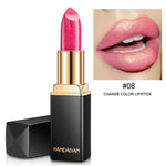 Brand Professional Lips Makeup Waterproof Shimmer Long Lasting Pigment Nude Pink Mermaid Shimmer Lipstick Luxury Makeup Cosmetic