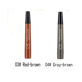 5 Colors 3D Magic Microblading Eyebrow Pencil Makeup Tool Tint 4 Tip Liquid Tattoo Pen Waterproof Cosmetic Eye Brow Liner