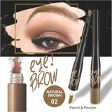 5 Colors 3D Magic Microblading Eyebrow Pencil Makeup Tool Tint 4 Tip Liquid Tattoo Pen Waterproof Cosmetic Eye Brow Liner