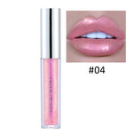 HANDAIYAN Glitter Lip Gloss Long Lasting Shimmer Sexy Lip Tint Liquid Lipstick Waterproof Moisturizer Lip Gloss Cosmetics TSLM1