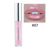 HANDAIYAN Glitter Lip Gloss Long Lasting Shimmer Sexy Lip Tint Liquid Lipstick Waterproof Moisturizer Lip Gloss Cosmetics TSLM1