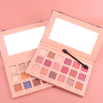 Desert Rose Gold 18 colour Eyeshadow palette Earth Shimmer Eyeshadow Waterproof Not Smudge Cosmetics for face