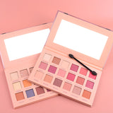 Desert Rose Gold 18 colour Eyeshadow palette Earth Shimmer Eyeshadow Waterproof Not Smudge Cosmetics for face